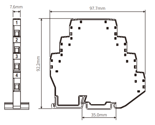 CZ2271 Изолирующий усилитель CZ2271 1хAI (RTD+TC) фото 3